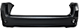 Rear Primed Bumper Cover, SE, without Park Distance Control Sensor Holes, CAPA CERTIFIED