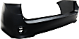 Rear Primed Bumper Cover, SE, without Park Distance Control Sensor Holes, CAPA CERTIFIED