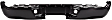 2007 Toyota Tacoma Base - Step Bumper, For Models Without SR5 Package, Powdercoated Black, Face Bar Only; With pad provision, Without mounting bracket(s)