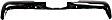 2007 Toyota Tacoma Base - Step Bumper, For Models Without SR5 Package, Powdercoated Black, Face Bar Only; With pad provision, Without mounting bracket(s)