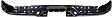 2007 Toyota Tacoma Base - Step Bumper, For Models Without SR5 Package, Powdercoated Black, Face Bar Only; With pad provision, Without mounting bracket(s)