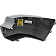 Rear, Driver Side Bumper End, Painted Silver, Painted Silver, 6 Cyl., 4.0L Engine