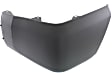 Rear, Driver Side Bumper End, Textured Plastic