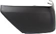 Rear, Passenger Side Bumper End, Textured Plastic