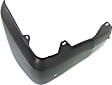 Rear, Passenger Side Bumper End, Textured Plastic