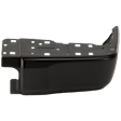 Rear, Passenger Side Bumper End, Textured Steel