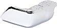 Rear, Driver Side Bumper End, Chrome Steel