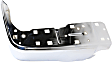 Rear, Driver Side Bumper End, Chrome Steel