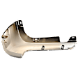 Rear, Driver Side Bumper End, Chrome Plastic