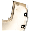 Rear, Driver Side Bumper End, Chrome Plastic