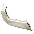 Rear, Driver Side Bumper End, Chrome Plastic