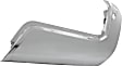 Rear, Passenger Side Bumper End, Chrome Plastic
