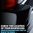 Rear, Passenger Side Bumper End, Paint to Match, End Cap, Without Park Assist Sensor Holes, (Exc. Limited/TRD Pro Models)