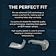 Rear, Passenger Side Bumper End, Paint to Match, End Cap, Without Park Assist Sensor Holes, (Exc. Limited/TRD Pro Models)