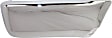 Rear, Passenger Side Bumper End, Chrome Steel