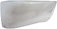 Rear, Passenger Side Bumper End, Chrome Steel