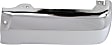 Rear, Passenger Side Bumper End, Chrome Steel