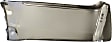 Rear, Passenger Side Bumper End, Chrome Steel
