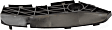 Rear, Driver Side Bumper Bracket, Side Retainer
