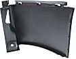 Rear, Passenger Side Bumper Filler, Textured Black