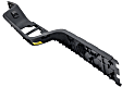 Center Bumper Step Pad, Black, CAPA CERTIFIED