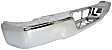 Step Bumper, Chrome Face Bar Only; With pad provision Without mounting bracket(s)