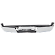 2005-2015 Toyota Tacoma - Chrome Step Bumper, Face Bar and Pads, Without Park Assist Sensor Holes