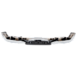 2005-2015 Toyota Tacoma - Chrome Step Bumper, Face Bar and Pads, Without Park Assist Sensor Holes
