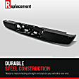 Step Bumper, Powdercoated Black Face Bar and Pads With mounting bracket(s)