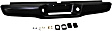 1999 Toyota Tacoma - Step Bumper, Powdercoated Black, Face Bar and Pads, Without mounting bracket(s)