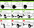 1999 Toyota Tacoma - Step Bumper, Powdercoated Black, Face Bar and Pads, Without mounting bracket(s)