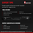 1999 Toyota Tacoma - Step Bumper, Powdercoated Black, Face Bar and Pads, Without mounting bracket(s)
