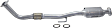 Rear Catalytic Converter, 2.2L, 4Cyl, Federal EPA Standard, 46-State Legal (Cannot ship to CA, CO, NY or ME), Direct Replacement Series