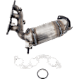Firewall Side Catalytic Converter, 3.3L Engine, Federal EPA Standard, 46-State Legal (Cannot ship to CA, CO, NY or ME)