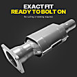 Front, Driver or Passenger Side Catalytic Converter, 2.4L, 4Cyl, Federal EPA Standard, 46-State Legal (Cannot ship to CA, CO, NY or ME), Direct Replacement Series, Direct Fit