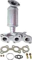 Front, Passenger Side (Firewall Side) Catalytic Converter, Federal EPA, 46-State Cannot ship to/installed in vehicles purchased in CA/CO/NY/ME, With Integrated Exhaust Manifold, 3.0L Engine