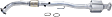 2002-2008 Toyota Solara - Rear Catalytic Converter, 2.4L, 4Cyl, Federal EPA Standard, 46-State Legal (Cannot ship to CA, CO, NY or ME), Direct Replacement Series