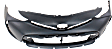 2015-2017 Toyota Prius V - Front Primed Bumper Cover, CAPA Certified