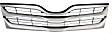 Upper Grille Assembly, Silver Shell with Black Insert