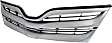 Upper Grille Assembly, Silver Shell with Black Insert
