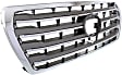 Upper Grille Assembly, Chrome Shell with Painted Silver Insert, Base Model, 8 Cyl., 5.7L Engine
