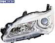 Driver Side Headlight, with Bulb, Halogen, LE/XLE Models, CAPA CERTIFIED