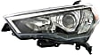 Driver Side Halogen Headlight, Without bulb(s), OE Replacement