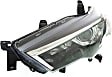 Driver Side Halogen Headlight, Without bulb(s), OE Replacement