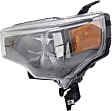 Driver Side Halogen Headlight, Without bulb(s), OE Replacement, CAPA Certified