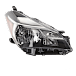 Passenger Side Headlight, without Bulb, Halogen, CE/L/LE Models