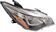 Passenger Side Headlight, with Bulb, LED, Clear Lens, XSE Model