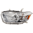 Passenger Side Headlight, with Bulb, LED, Clear, Except XLE Model