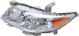 Driver Side Headlight, Lens and Housing, Hybrid Model, Japan Built Vehicle