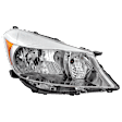 Passenger Side Headlight, without Bulb, Halogen, Standard Type, 4 Cyl., 1.5L Engine, CAPA Certified